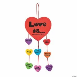 Wholesale 😀 Inspirational Love Is Mobile Craft Kit - Makes 12 😉