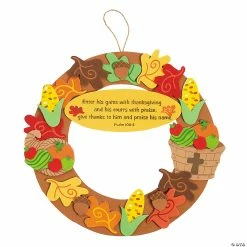 Top 10 ⭐ Inspirational 👪 Thanksgiving Wreath Craft Kit- Makes 12 🎁
