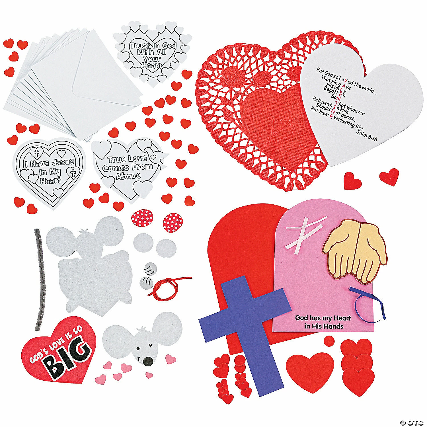 Brand new π Inspirational Valentine Craft Kit Assortment - Makes 60 β - Image 2