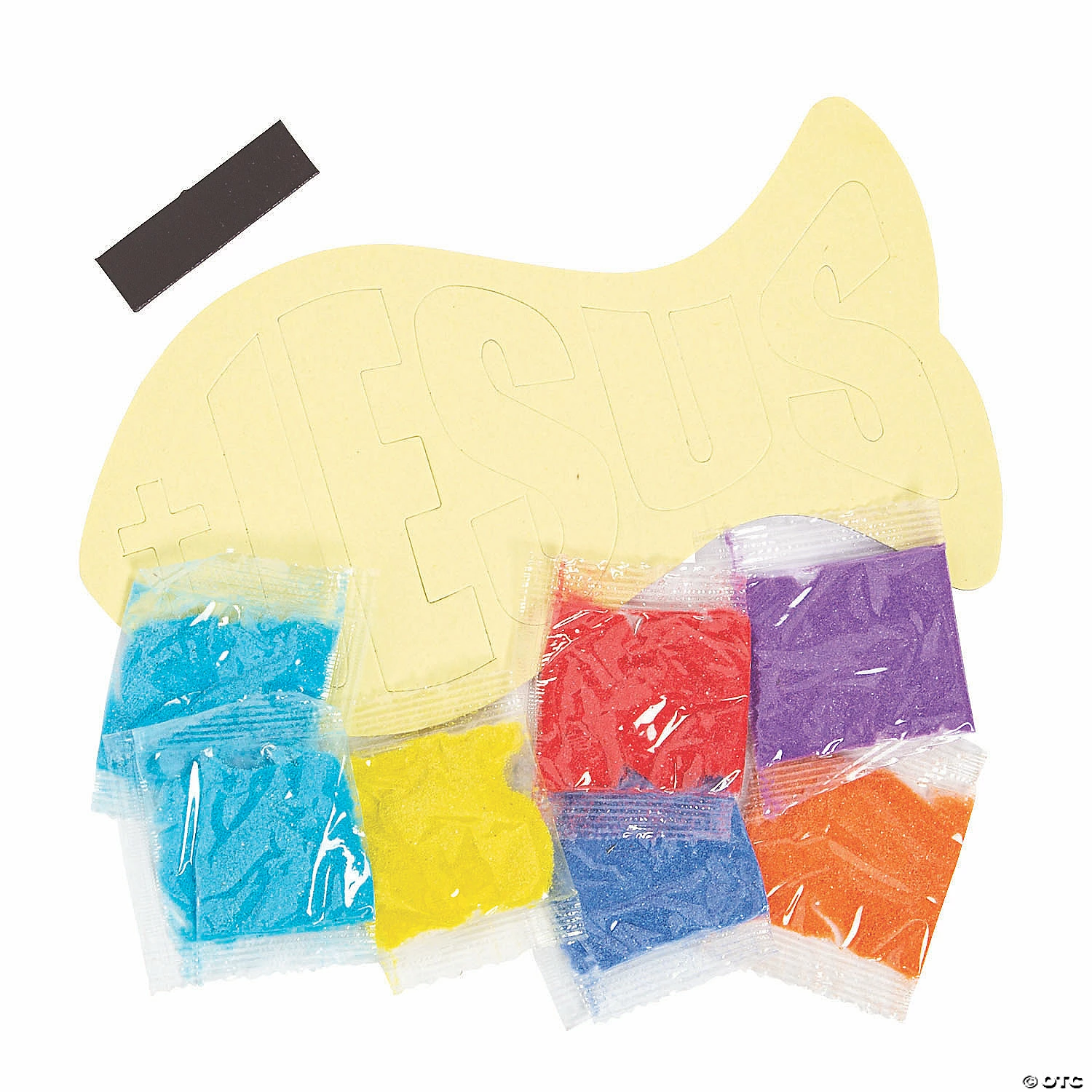 Best Pirce β¨ Jesus Fish Sand Art Magnets - 12 Pc. π - Image 2