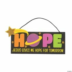 Best deal π Jesus Gives Me Hope Sign Craft Kit - Makes 12 π