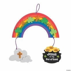 Top 10 ⭐ Jesus Is My Pot of Gold St. Patrick's Day Mobile Craft Kit - Makes 12 🤩