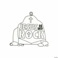 Budget 🥰 Jesus Is My Rock Suncatchers - 24 Pc. 🧨