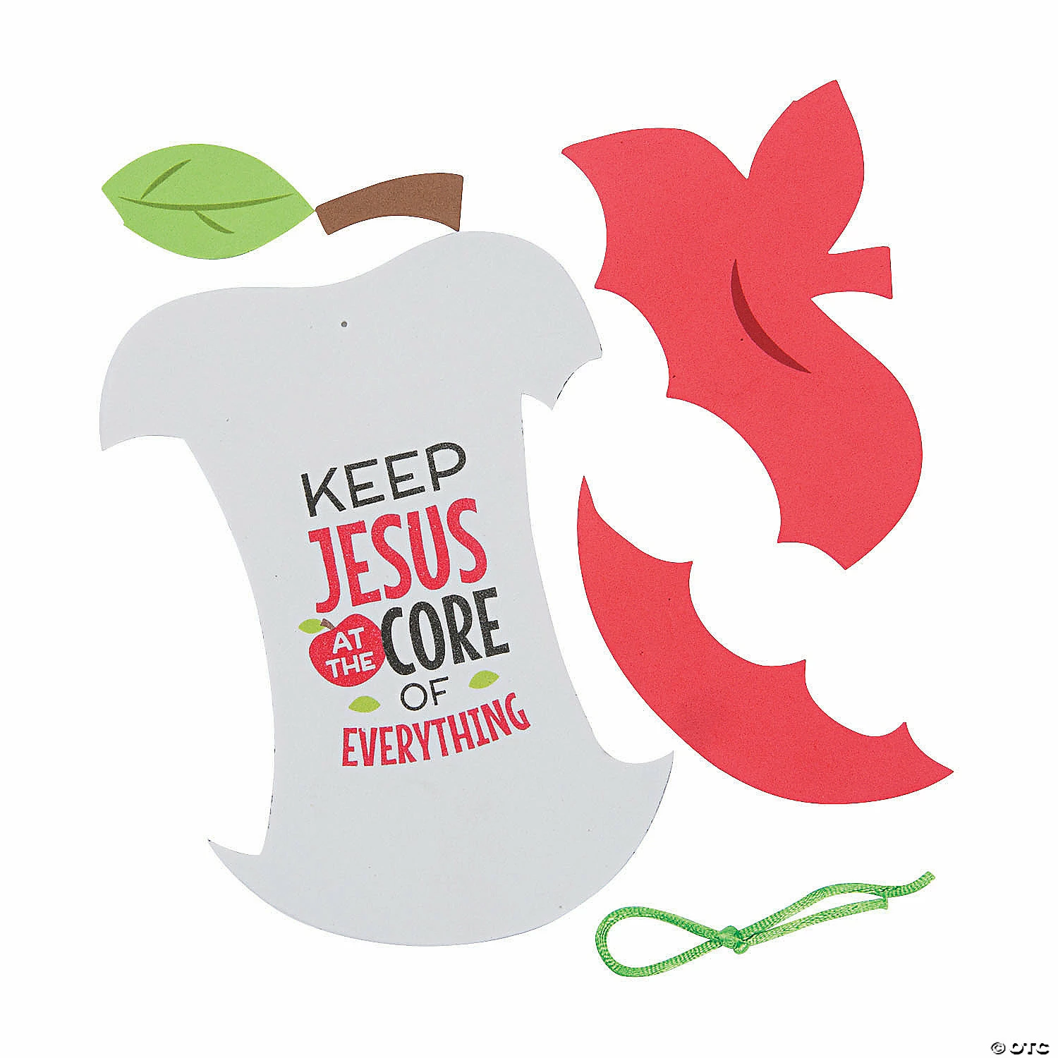 New π Jesus Is the Core Apple Craft Kit- Makes 12 π - Image 2