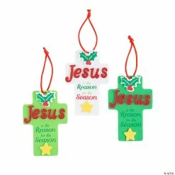 Discount ✔️ Jesus Is the Reason Ornament Craft Kit - Makes 12 ✔️