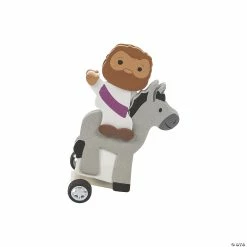 Best reviews of π Jesus on Donkey Pull-Back Craft Kit - Makes 12 π
