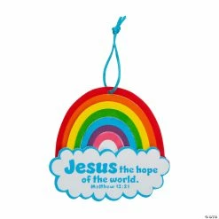 Hot Sale 👍 Jesus Rainbow Ornament Craft Kit - Makes 12 🔥