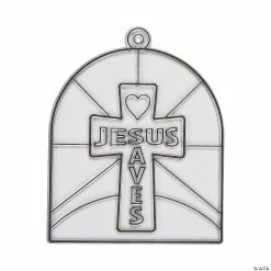 Cheap 🧨 Jesus Saves Suncatchers - 24 Pc. ⭐