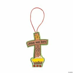 Promo ⌛ “Jesus Was Born” 🔔 Christmas Ornament Craft Kit - Makes 12 🎁