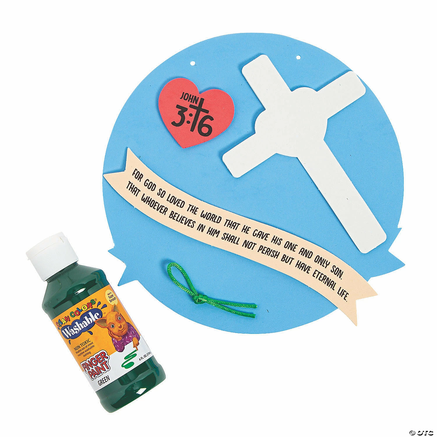 New π John 3:16 Handprint Sign Craft Kit - Makes 12 β¨ - Image 2