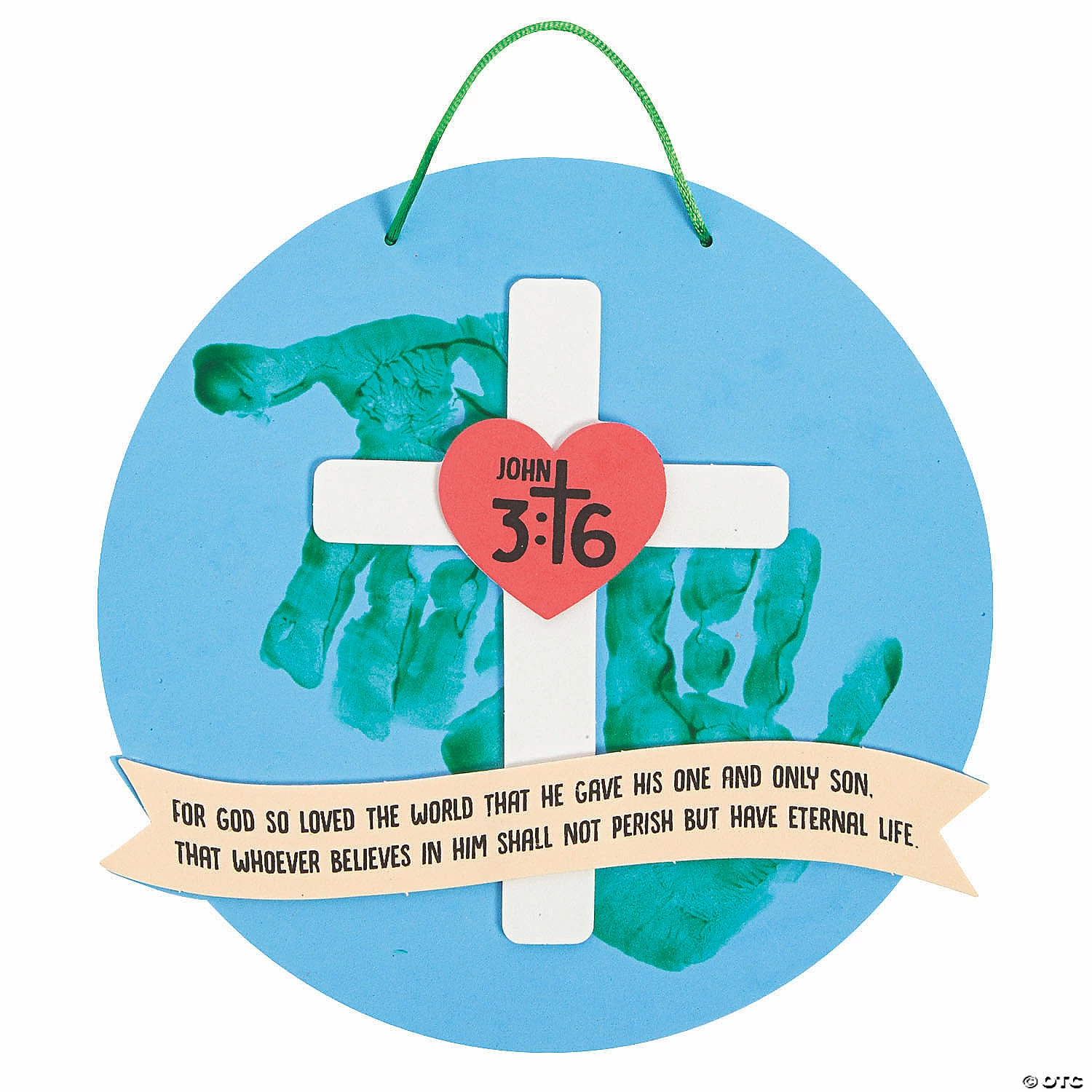 New π John 3:16 Handprint Sign Craft Kit - Makes 12 β¨