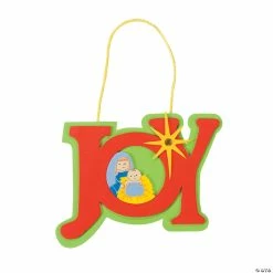 Hot Sale 😀 “Joy” Nativity 🎅 Christmas Ornament Craft Kit - Makes 12 🌟