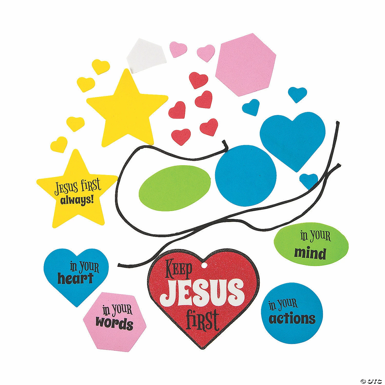New π― Keep Jesus First in Your Heart Craft Kit - Makes 12 β¨ - Image 2
