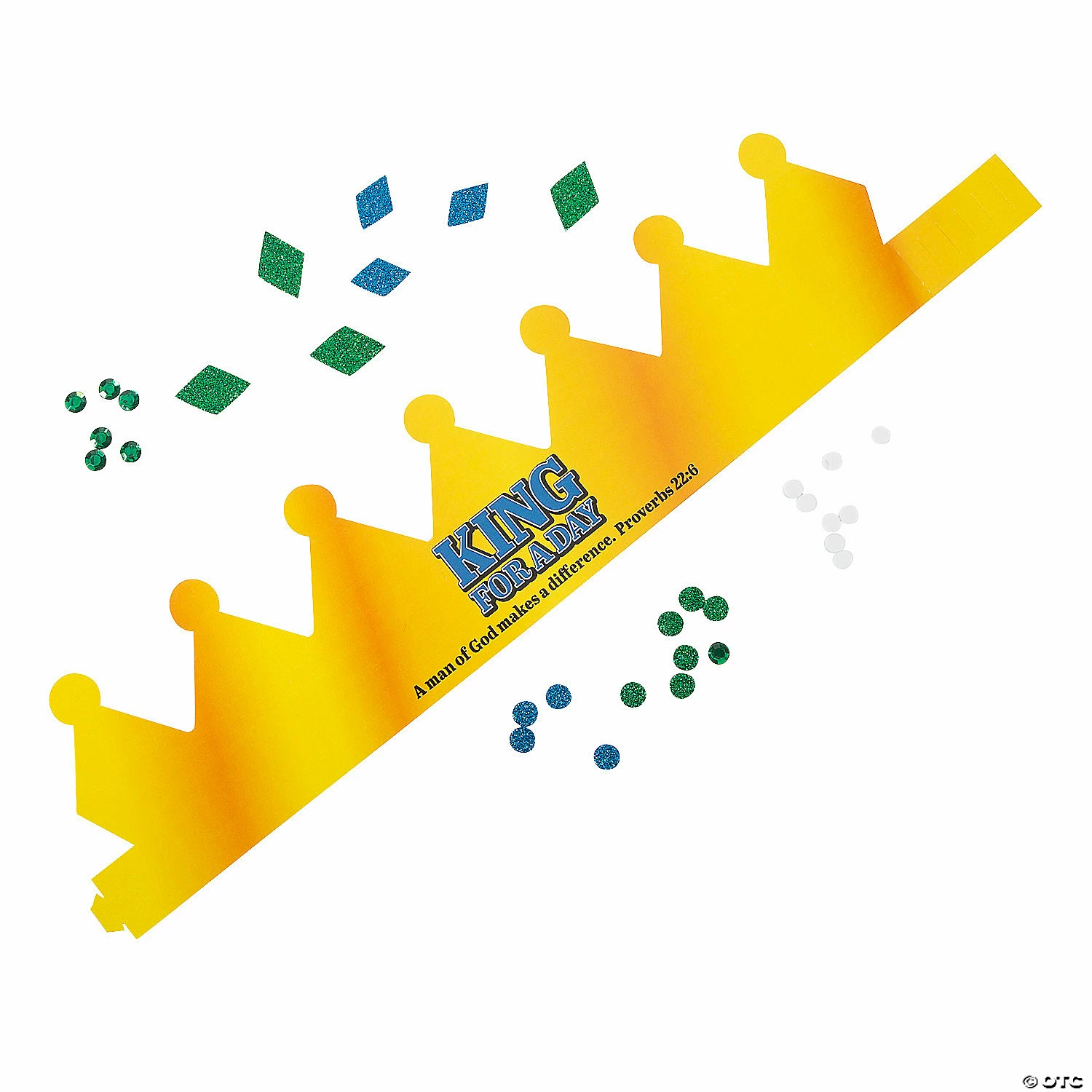 Budget 𧨠King for a Day Religious Dad Crown Craft Kit β Makes 12 βοΈ - Image 2