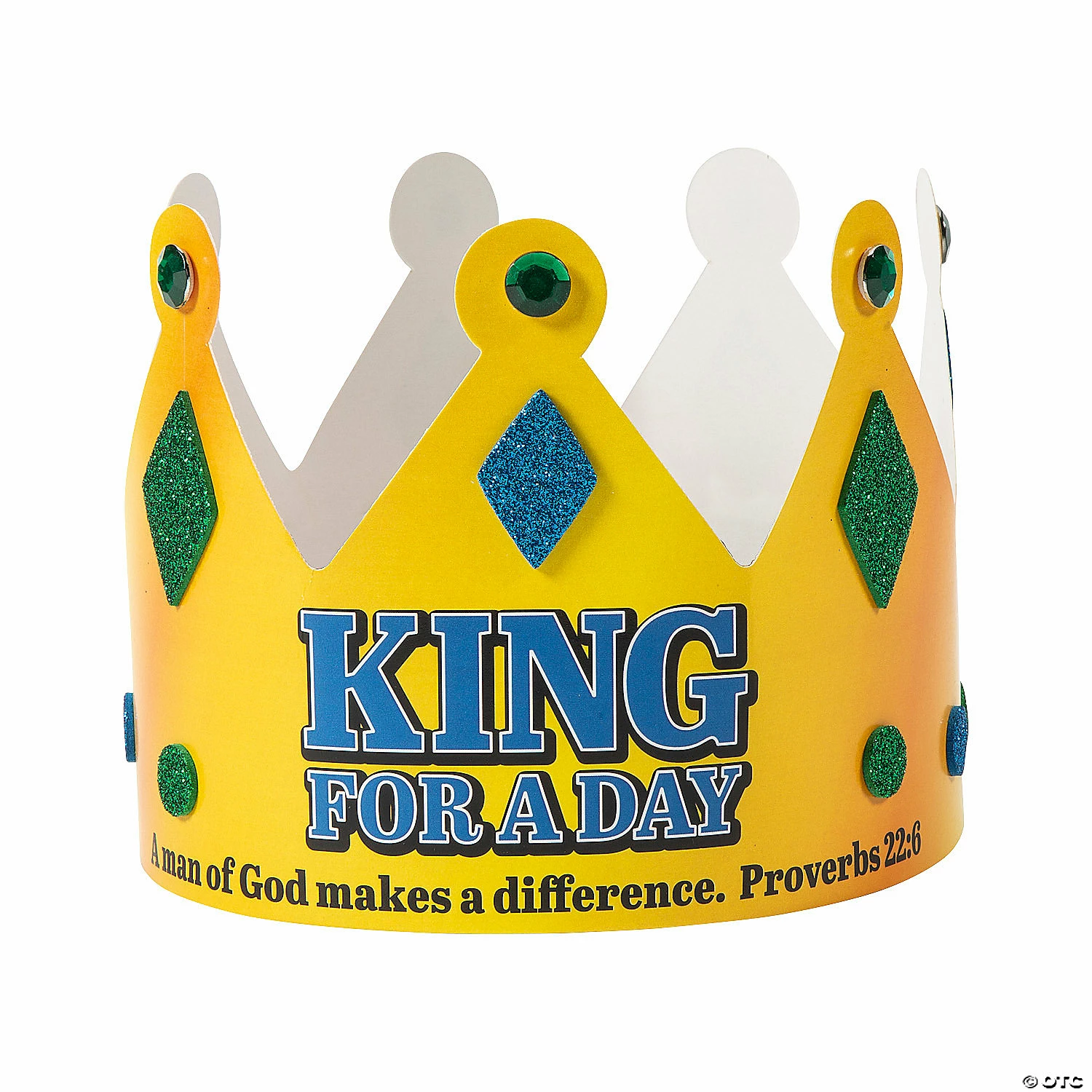 Budget 𧨠King for a Day Religious Dad Crown Craft Kit β Makes 12 βοΈ