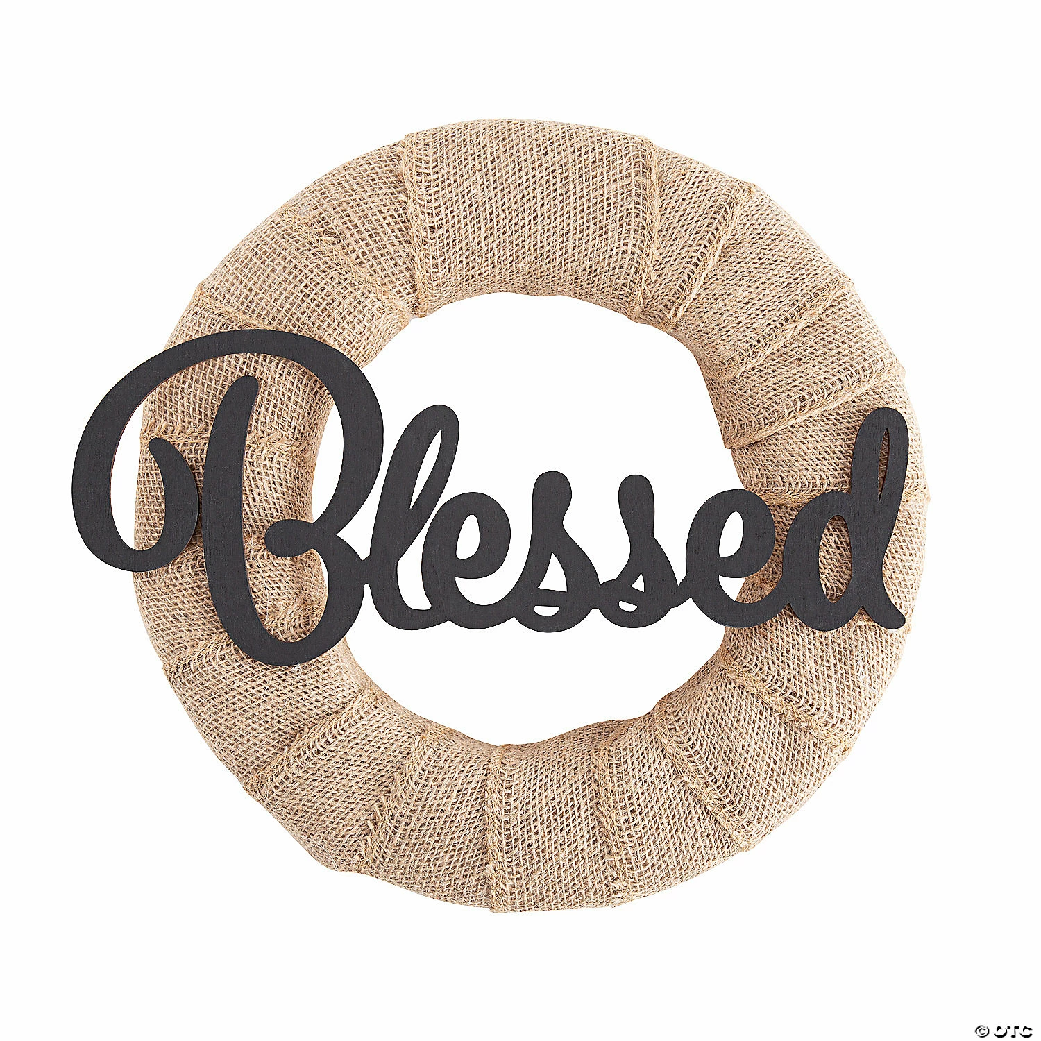 Brand new π Large DIY Unfinished Wood Blessed Word Cutout π - Image 2