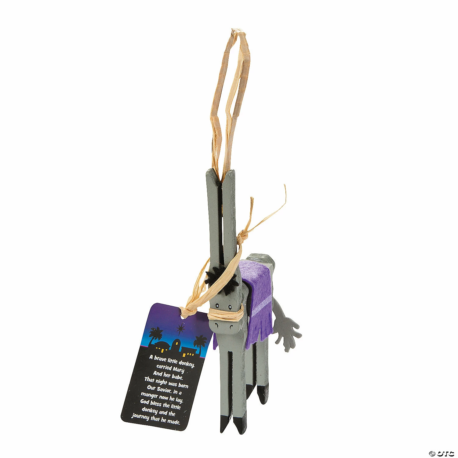New βοΈ Legend of the Donkey Clothespin π Christmas Ornament Craft Kit - Makes 12 π§¨