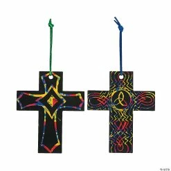 Top 10 😀 Magic Color Scratch Cross Ornaments - 24 Pc. 👍
