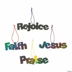 Promo 🤩 Magic Color Scratch Inspirational Ornaments - 24 Pc. 😉