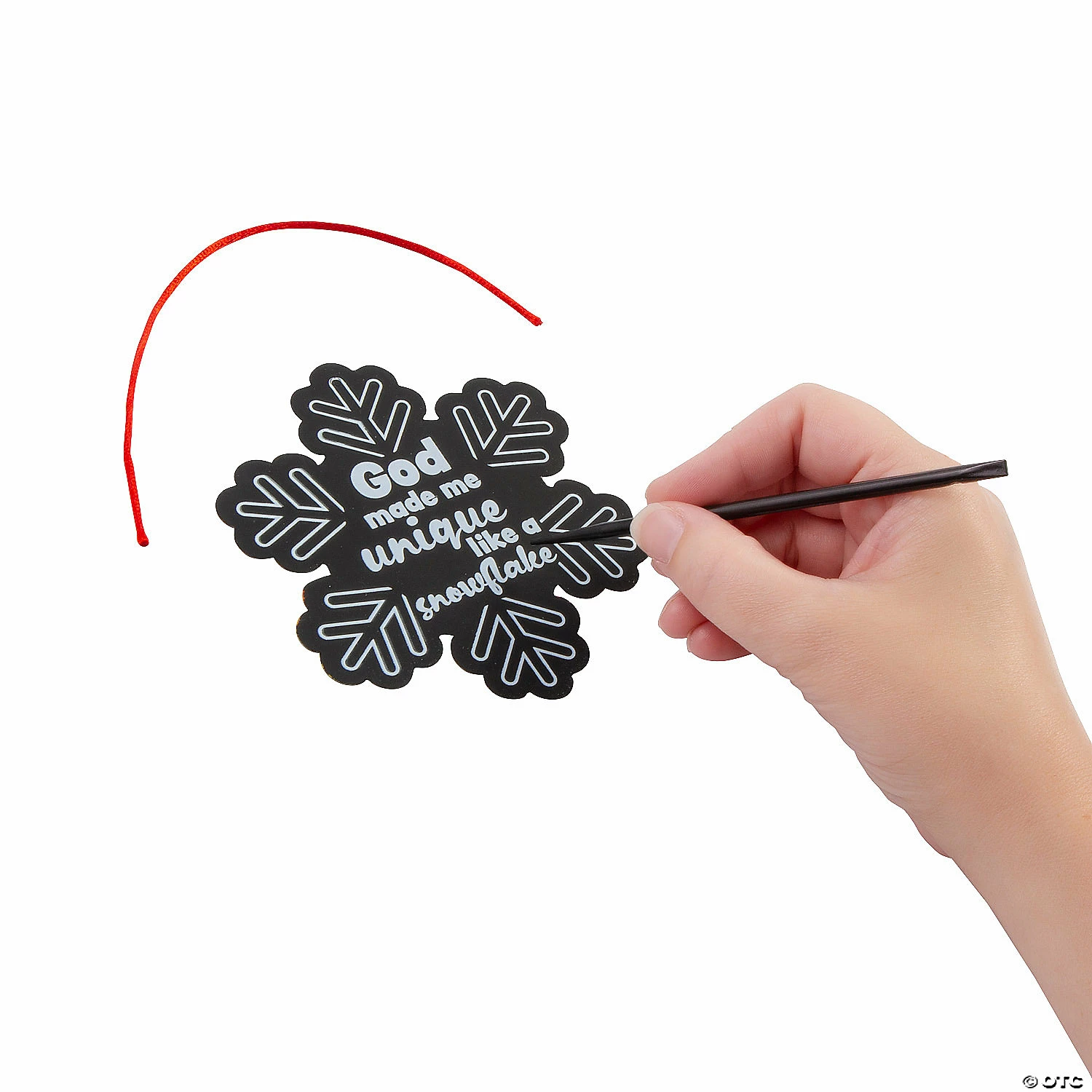 Best deal π₯° Magic Color Scratch Religious Winter Ornaments - 24 Pc. π - Image 2