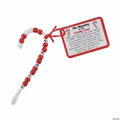 Cheap 🛒 Meaning of the 🍬 Candy Cane Religious 🔔 Christmas Ornament Craft Kit - Makes 12 🤩