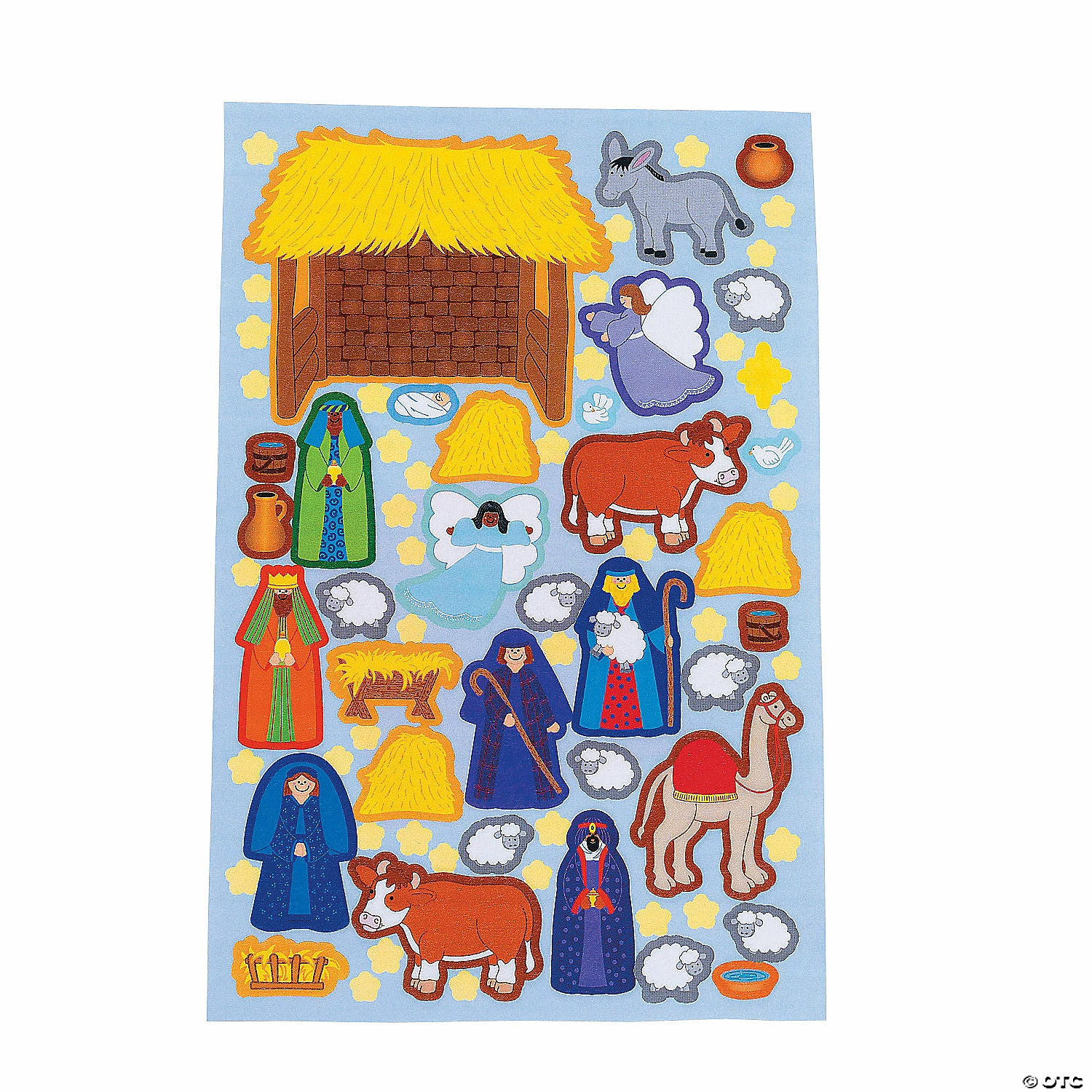 Best deal β Nativity Doorknob Hanger Sticker Scenes - 12 Pc. π - Image 3