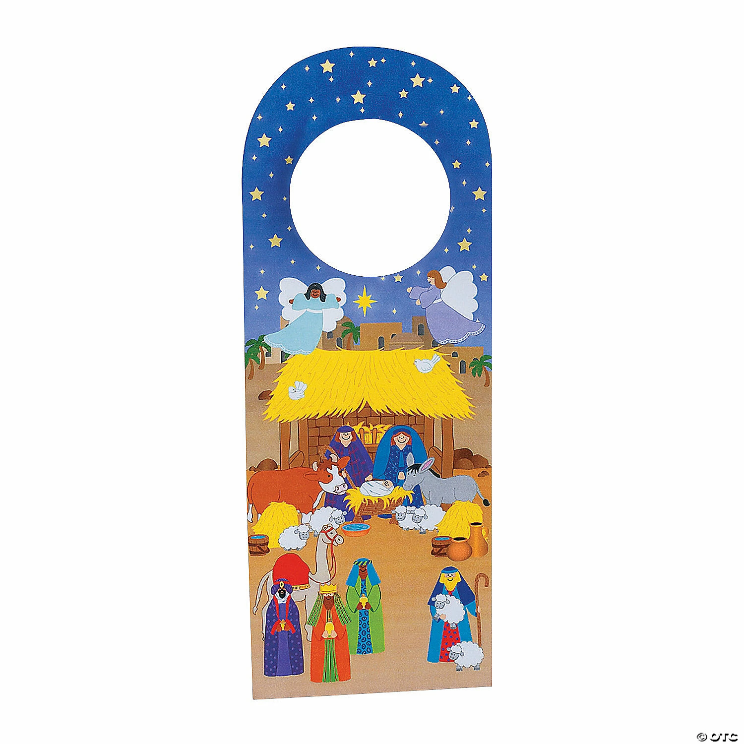 Best deal β Nativity Doorknob Hanger Sticker Scenes - 12 Pc. π