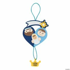Flash Sale 😉 Nativity Family Heart Ornament Craft Kit - Makes 12 🎁