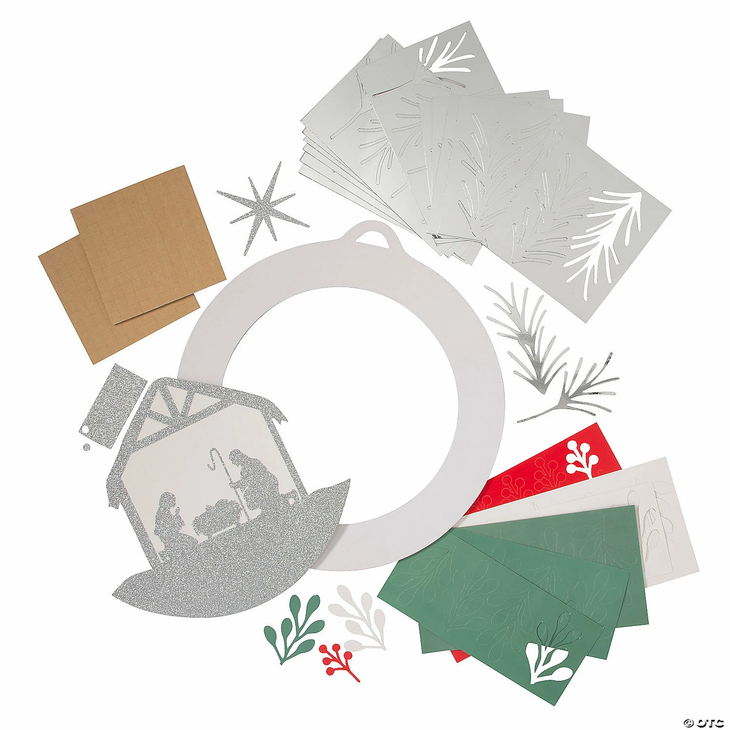 Buy 𧨠Nativity Wreath Craft Kit - Makes 1 π― - Image 2