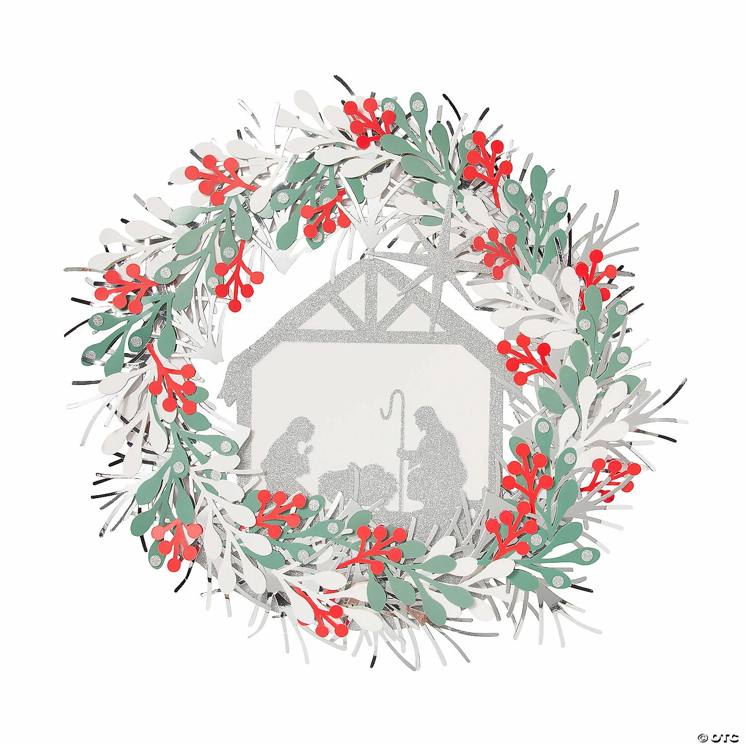 Buy 𧨠Nativity Wreath Craft Kit - Makes 1 π―