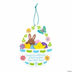 Deals 🥰 New Life in Jesus Religious Easter Basket Craft Kit - Makes 12 🎉