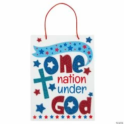 Outlet π€© One Nation Under God Sign Craft Kit - Makes 12 π