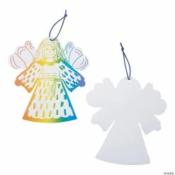 Coupon ✨ Paper Magic Color Scratch Angel 🎅 Christmas Ornaments - 24 Pc. 🎁