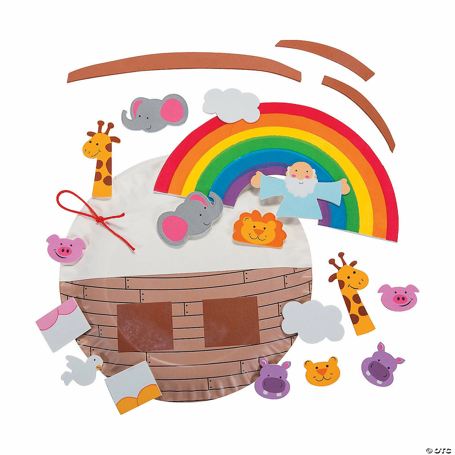Hot Sale β€οΈ Paper Plate Noahβs Ark Craft Kit - Makes 12 π - Image 2