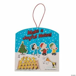 Cheap 🧨 Peanuts® Make a Joyful Noise 🎄 Christmas Sign Craft Kit - Makes 12 🔥