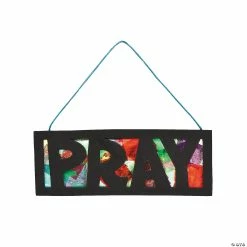 Cheapest 🔔 Pray Tissue Paper Sign Craft Kit - Makes 12 🛒