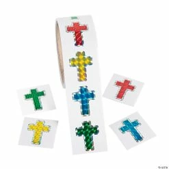 Buy ❤️ Prism Cross Sticker Roll - 100 Pc. 👏