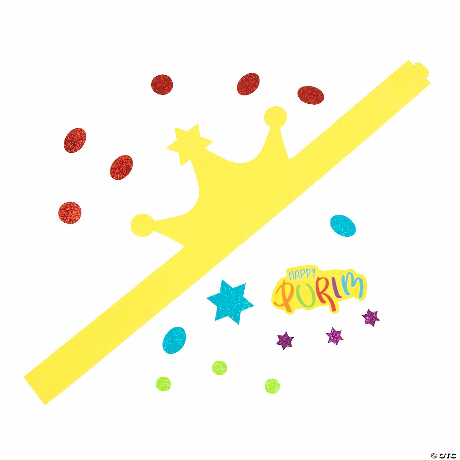 Best Pirce π₯° Purim Crown Craft Kit - Makes 12 π - Image 2