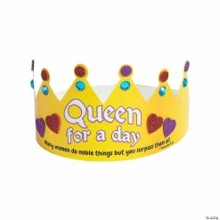 Deals 👍 Queen for a Day Blessed Mom Crown Craft Kit - Makes 12 ⭐