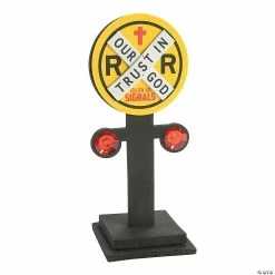 Budget 🥰 Railroad VBS 3D Sign Craft Kit - Makes 12 😉