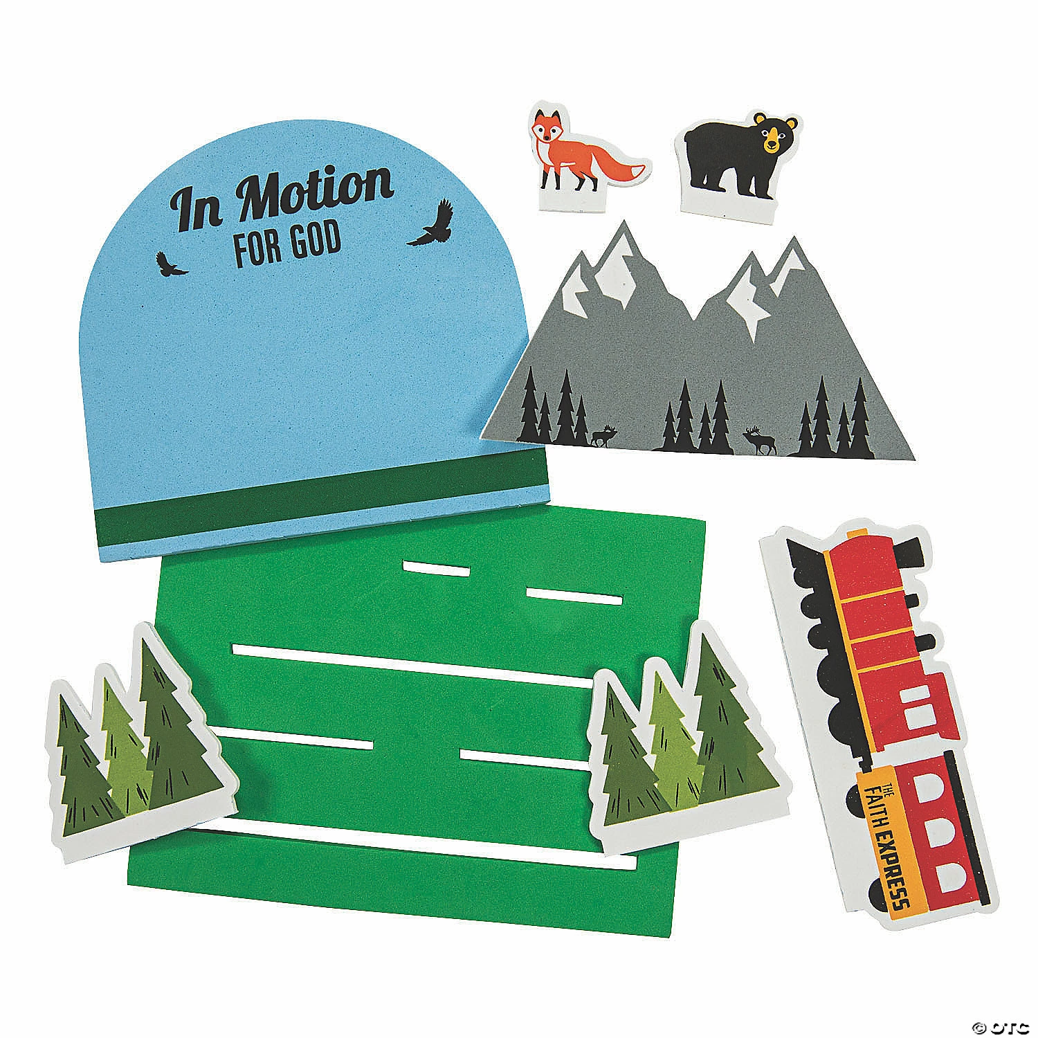 Cheap π€© Railroad VBS 3D Train Craft Kit - Makes 12 π€© - Image 2