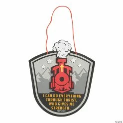 Coupon 🔔 Railroad VBS Bible Verse Sign Craft Kit - Makes 12 🎁