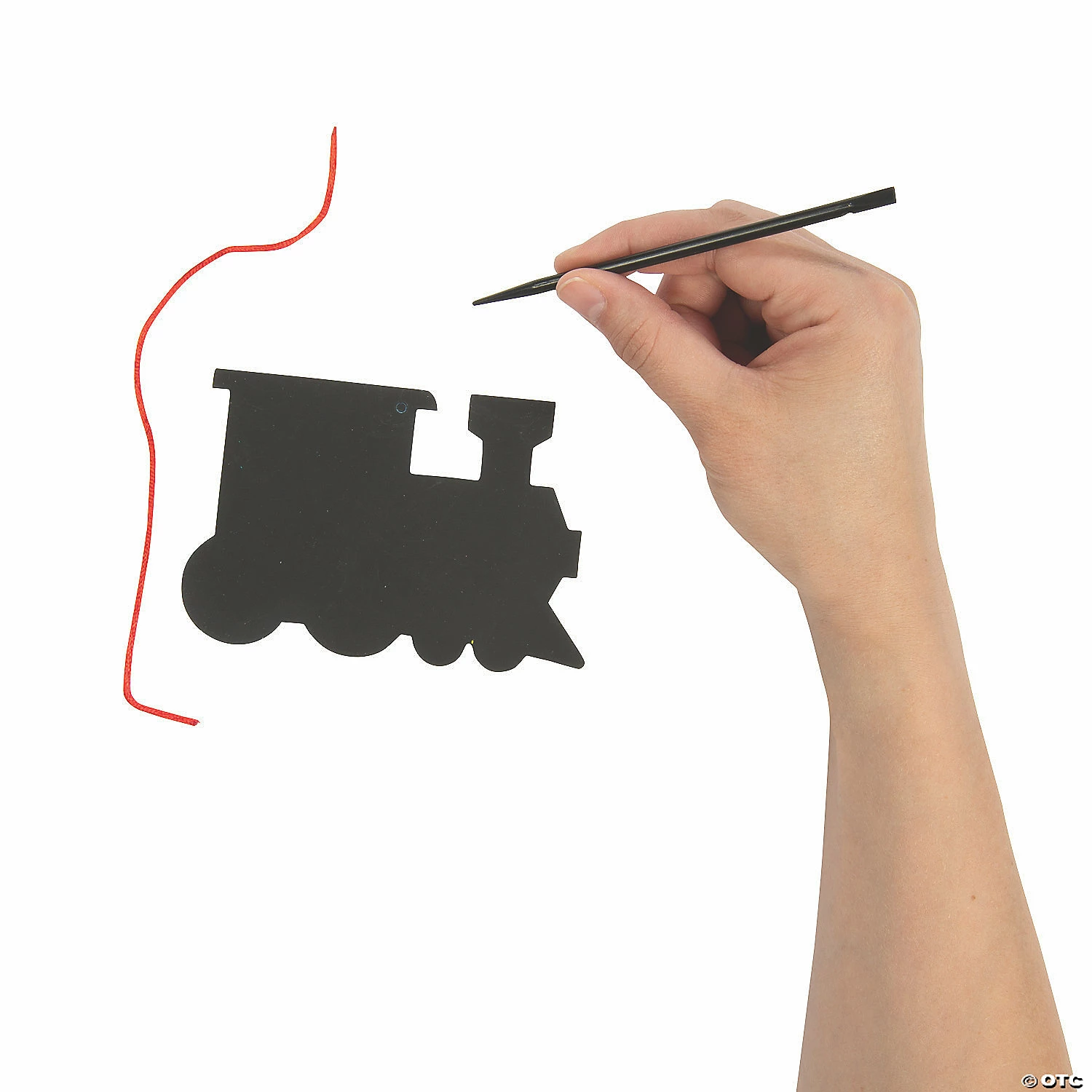 Best Pirce π Railroad VBS Magic Color Scratch Ornaments - 24 Pc. π - Image 2