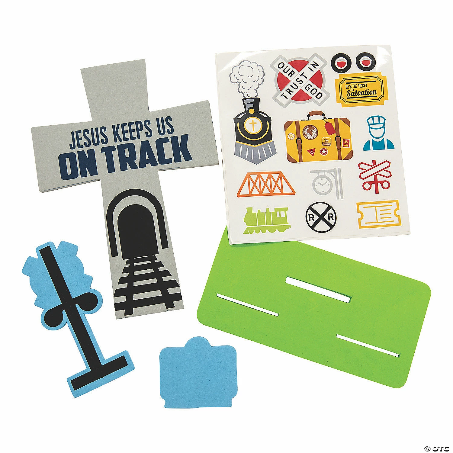 Flash Sale π Railroad VBS Stand-Up Cross Craft Kit - Makes 12 β - Image 2