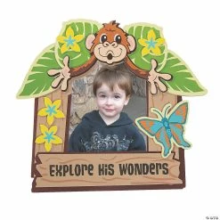 Coupon 💯 Rainforest VBS Picture Frame Magnet Craft Kit - Makes 12 🛒