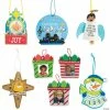 Wholesale 🔥 Religious 🎅 Christmas Ornament Craft Kit Assortment - Makes 108 😀