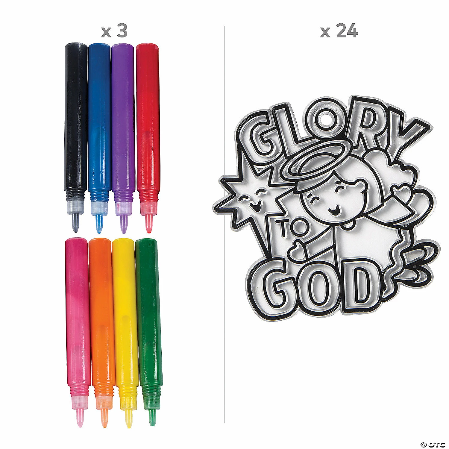 Cheap π Religious π Christmas Suncatcher Kit β Makes 24 π₯ - Image 2