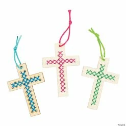 Best Pirce 😍 Religious Cross Stitch Ornament Craft Kit - Makes 12 😀