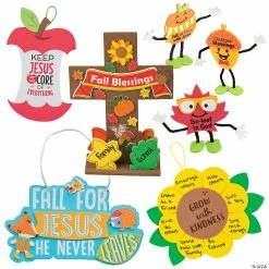 Promo 𧨠Religious Fall Craft Kit Assortment - Makes 120 π