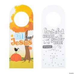 Budget 🎉 Religious Fall Doorknob Hanger Activities - 12 Pc. 💯